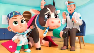 Baby to the Rescue! | Helping Hurt Animals | Kids Songs