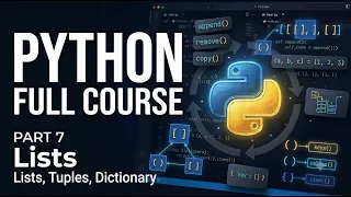 Python Programming Course Advanced Lists Tuples Dictionaries
