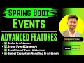 Advanced Features in Spring EventListeners Conditional Ordered Async Explained