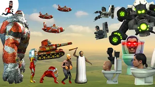 Skibidi toilet vs Goo Goo Gaga Granny funny horror game