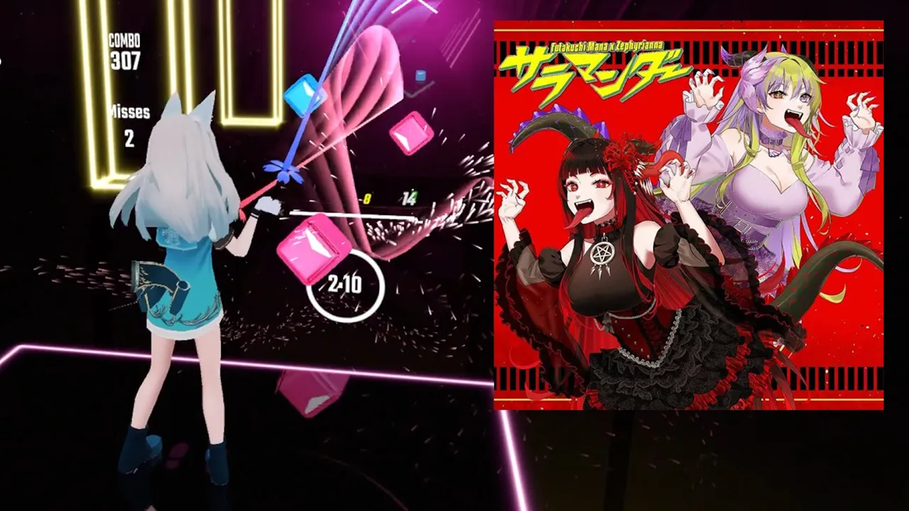 【METAL COVER】サラマンダー / Deco*27【Futakuchi Mana & ZephyriannaCh】[ビートセイバー/BeatSaber]