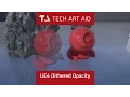 UE4 How to fix translucent materials dithered opacity