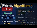 Prim s Algorithm in Java Step-by-Step Explanation Code Example