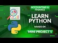 Python for Finance Transform Summarize Expense Reports Beginner Project