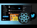 Twitter UI Clone created with ReactJS and Material Design