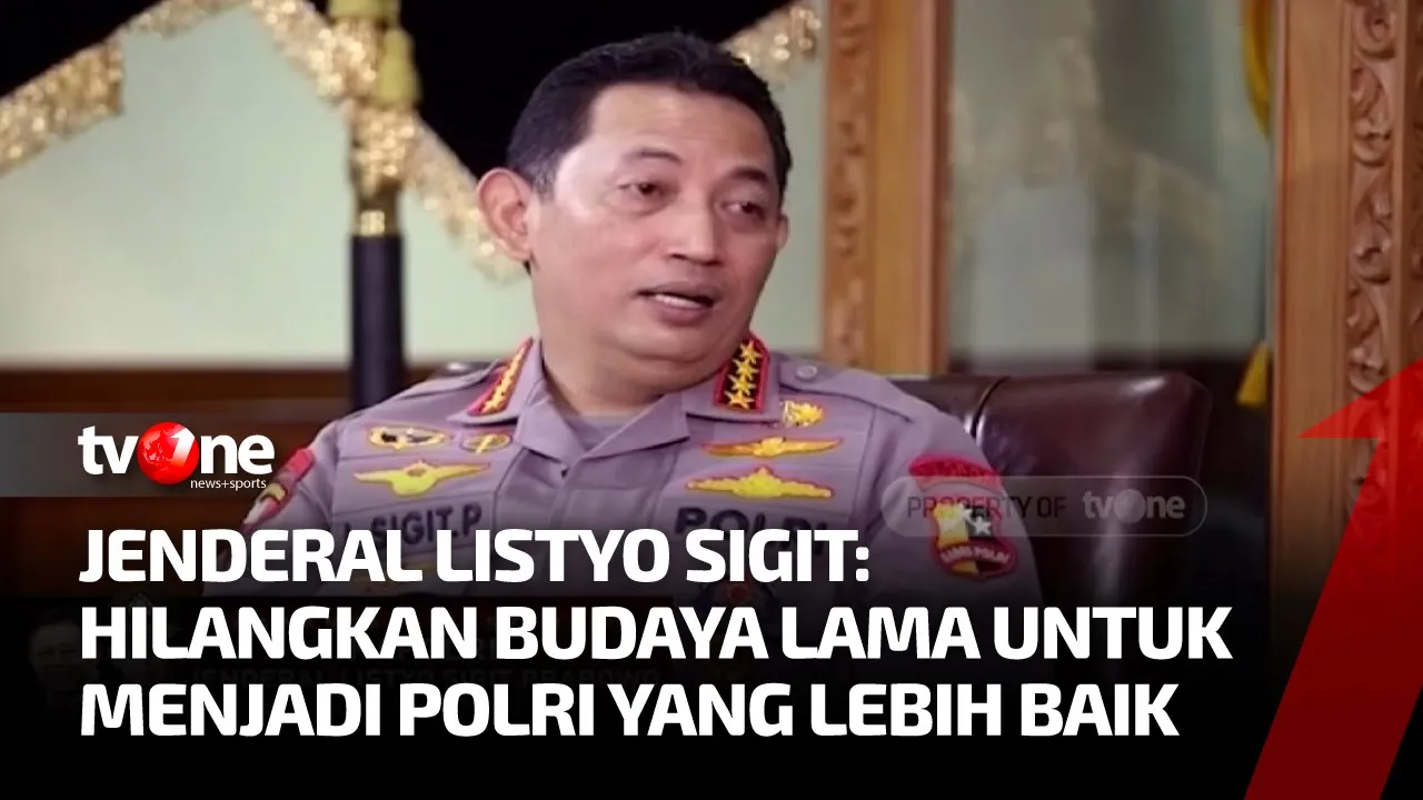 Wawancara Khusus Jenderal Listyo Sigit Bersama Karni Ilyas: Merubah Budaya Polri | tvOne