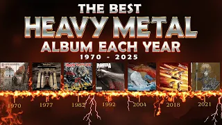 the best heavy metal album of every year 1970 2025 ranked