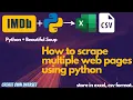 How to scrape multiple web pages using python Creating Dataset