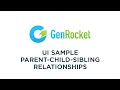 UI Sample Sibling Relationships