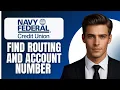 How To Find Routing And Account Number on Navy Federal 2026