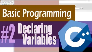 C Basic Programming Tutorial Declaring Variables
