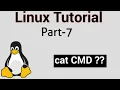 cat command in Linux Real Use of CAT CMD Create File with cat concatenate file with cat cmd