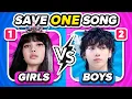 Download Lagu GIRLS vs BOYS: Save One KPOP Song 🎵 Pick Your Favorite Song ❤️‍🔥