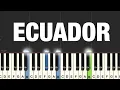 Sash! feat. Rodriguez - Ecuador (1997 / DEU CDM)
