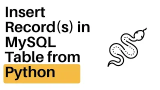 Insert Record into MySQL Table Using Python