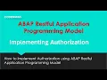 Part 16 ABAP Restful Application Programming Model - Global Authorization
