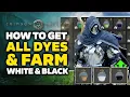 Crimson Desert How To Get ALL Dyes - White Black More Dye Farm Location Tips