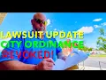 Lawsuit-City Ordinance Revoked