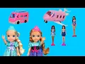 Download Lagu Mini Barbie Land poppen! Elsa \u0026 Anna peuters - leuk speelplezier