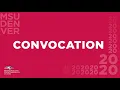 MSU Denver 2020 Fall Convocation