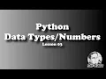 PYTHON Data - by Sir Eudz