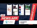 Source Code Flutter NEWS app tutorials in