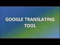 Excel VBA Google Translating Tool 2020