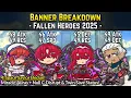 Fallen Alears Lena and Rearmed Dedue Arcane Armored Beast Banner Breakdown Fallen 2025