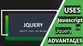 1 What is Jquery CHECK DESCRIPTION Difference between Javascript and Jquery Hindi