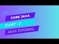JAVA Object oriented programming Part2