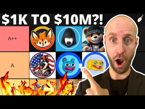 Download MP3 🔥TOP 10 *NEW* MEMECOINS TO TURN $10K INTO $10M BY 2025?! (DON'T MISS OUT!!!)
