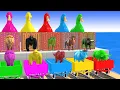 Download Lagu Long Slide Game With Cow Elephant Gorilla Hippopotamus Tiger 3d Animal Game Funny 3d Animals