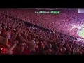 Flamengo fans silencing the Globo commentator.