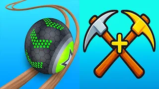 Going Balls VS Merge Miners - All Levels Gameplay Android iOS Ep 1