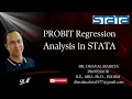 52 Probit Regression Analysis in STATA Dr Dhaval Maheta