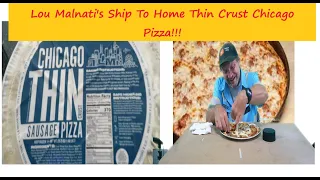 Taste Test Challenge Lou Malnati s Ship to home Chicago style thin crust pizza