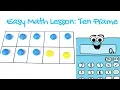 Ten Frame Introduction for Kindergarten and First Graders