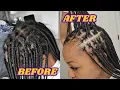 How to RETOUCH Knotless Braids QUICK No Take Down