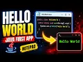 Hello World in notepad in Java - First app