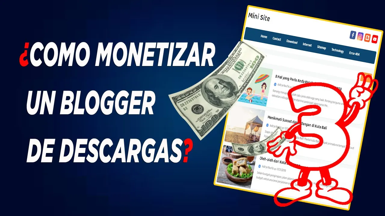 Cómo crear un Blog en Blogger de DESCARGAS y Monetizarlo con Adsense | Parte 3