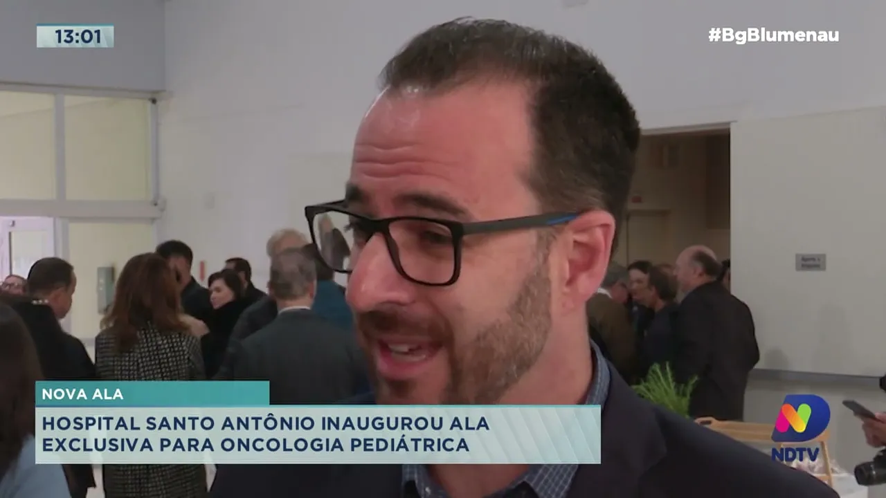 Oncologia pediátrica do Hospital Santo Antônio é inaugurada em Blumenau