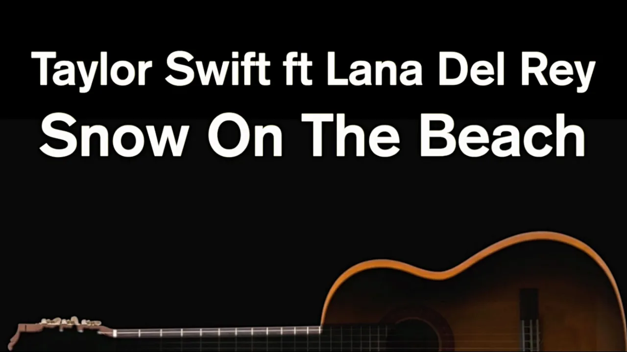 Snow On The Beach (Acoustic Karaoke) - Taylor Swift ft Lana Del Rey