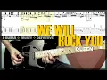 Download Lagu We Will Rock You | Guitar Cover Tab | Guitar Solo Lesson | Backing Track with Vocals 🎸 QUEEN