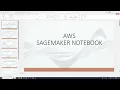 Deploy AWS SageMaker Notebook Instance And Execute Python Script On Python 3 Kernel Jupyter Notebook