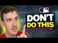 MLB DFS Mistakes That Ruin Your Season
