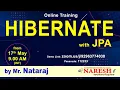 Hibernate with JPA Online Training Session-2 by Mr Nataraj