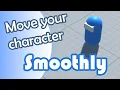 Smooth Character Movement When Change Direction - Unity Tutorial