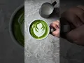 Oat milk matcha latte