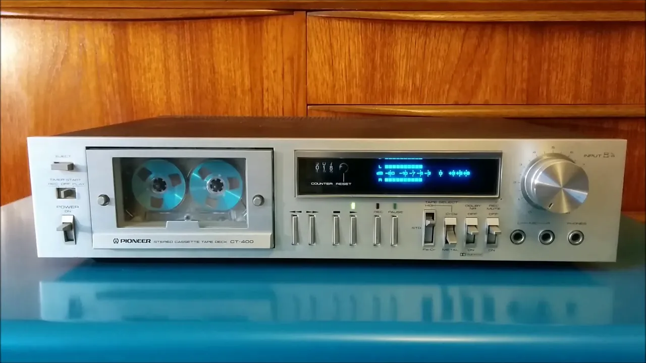 Pioneer CT-400 Pioneer CT-615 stereo cassette deck Review & Demo