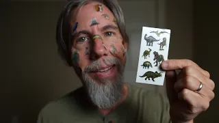 Sticking Banned Stickers On You | ASMR